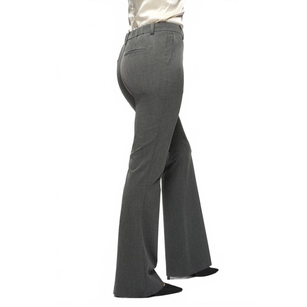 Nine West, 6, Charcoal Gray, Flat Front Dress Pants – Lisa